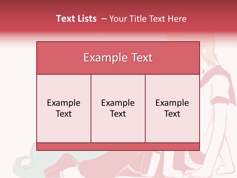 A Couple Of Anime Characters Hugging Each Other PowerPoint Template