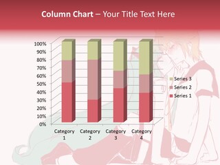 A Couple Of Anime Characters Hugging Each Other PowerPoint Template