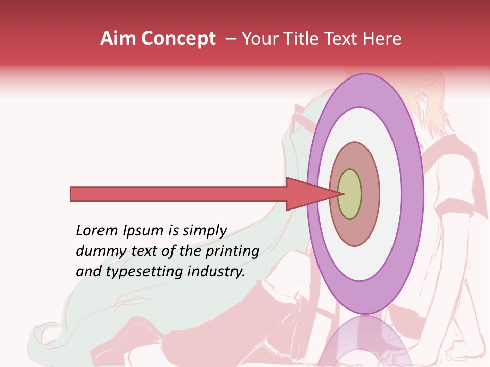 A Couple Of Anime Characters Hugging Each Other PowerPoint Template