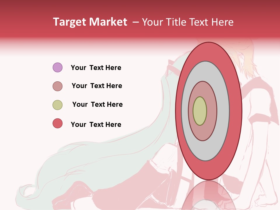 A Couple Of Anime Characters Hugging Each Other PowerPoint Template