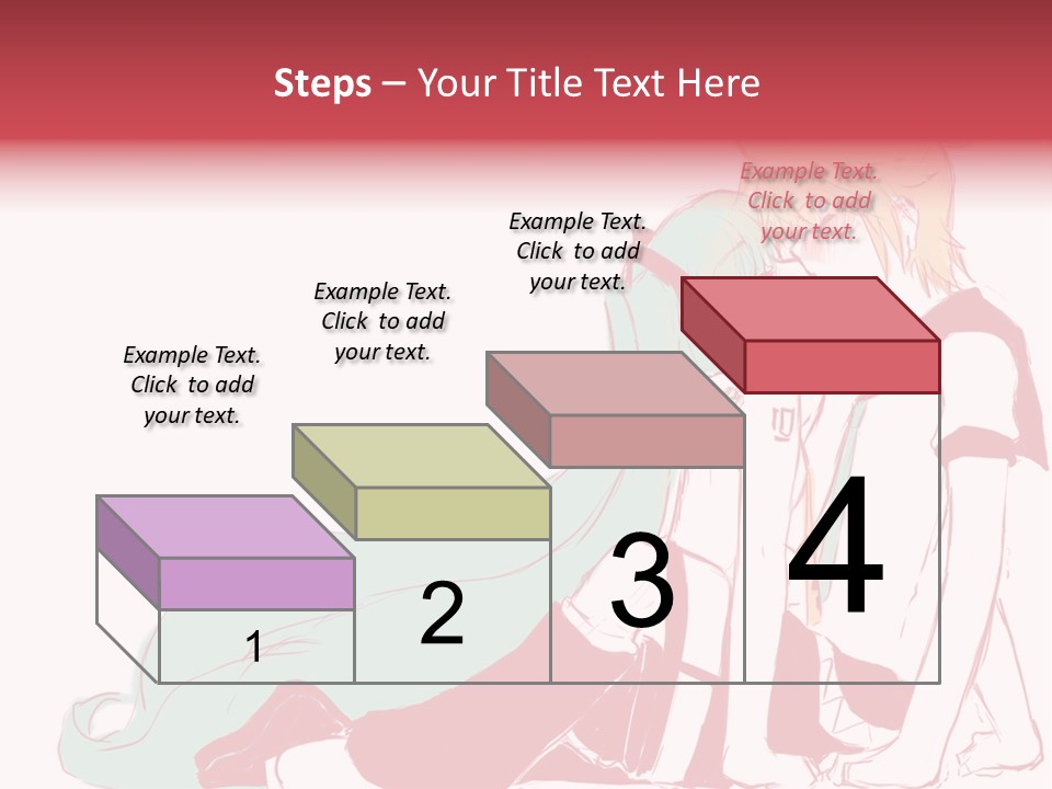 A Couple Of Anime Characters Hugging Each Other PowerPoint Template