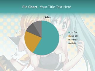 A Couple Of Anime Girls Hugging Each Other PowerPoint Template