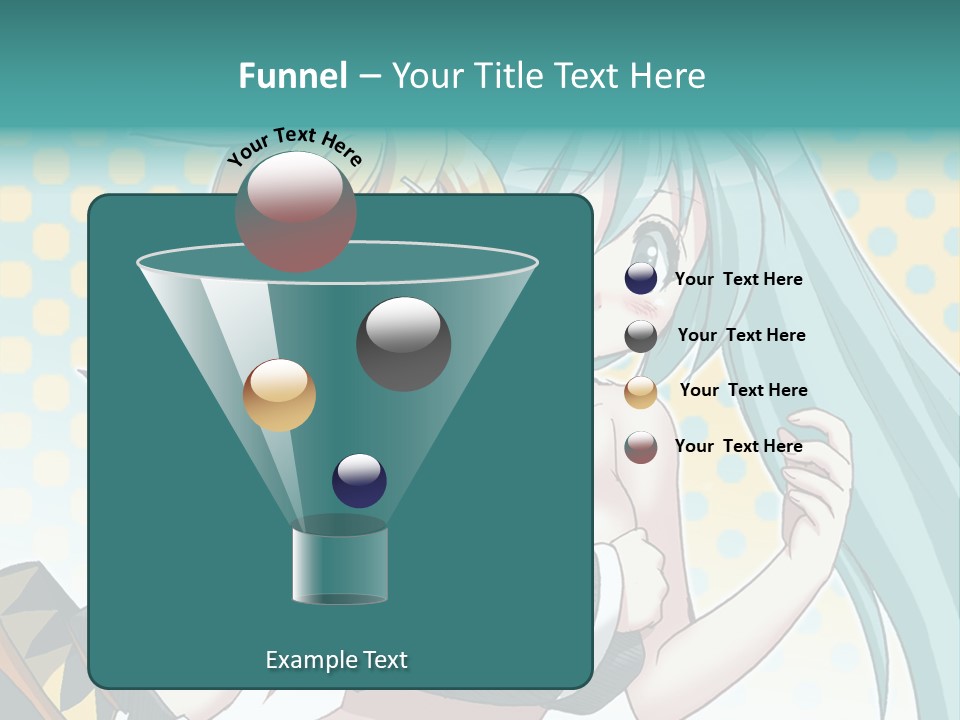 A Couple Of Anime Girls Hugging Each Other PowerPoint Template