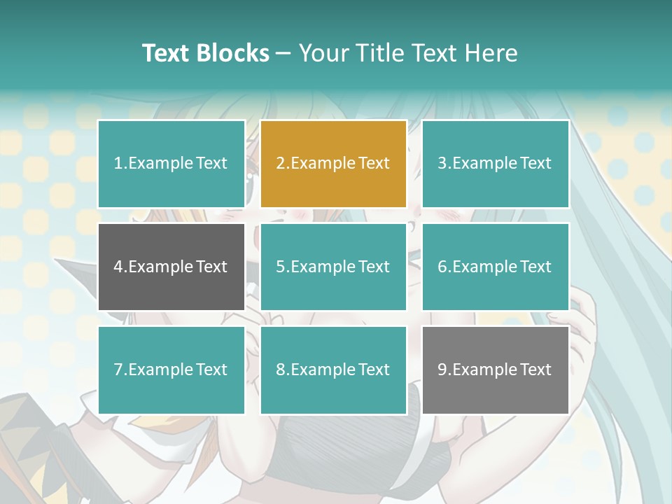 A Couple Of Anime Girls Hugging Each Other PowerPoint Template