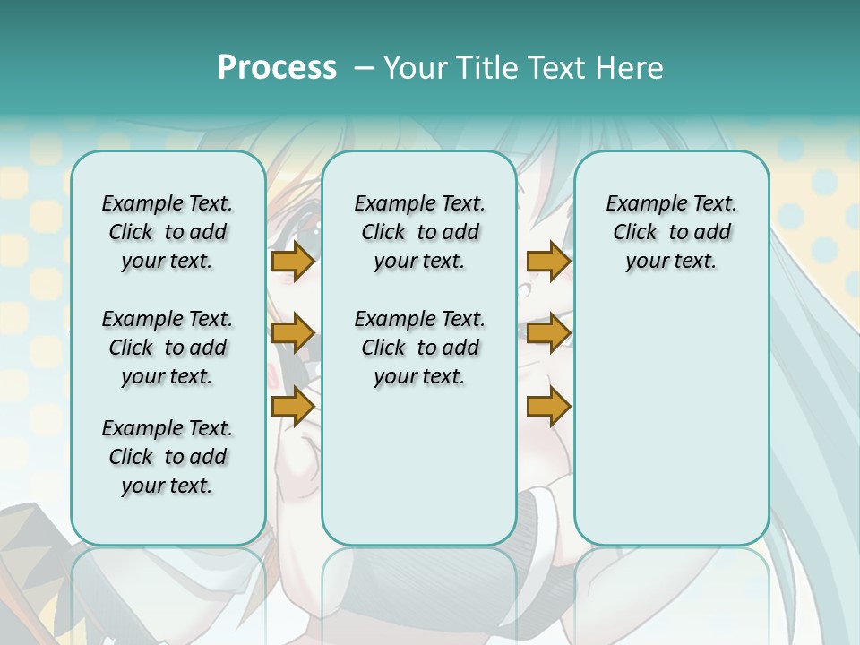 A Couple Of Anime Girls Hugging Each Other PowerPoint Template