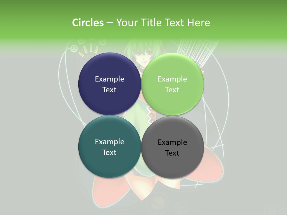 A Woman In A Dress Is Holding A Basket PowerPoint Template