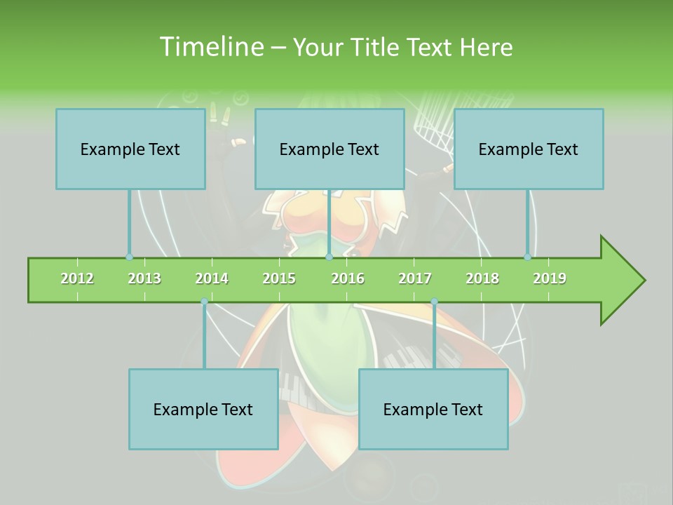 A Woman In A Dress Is Holding A Basket PowerPoint Template