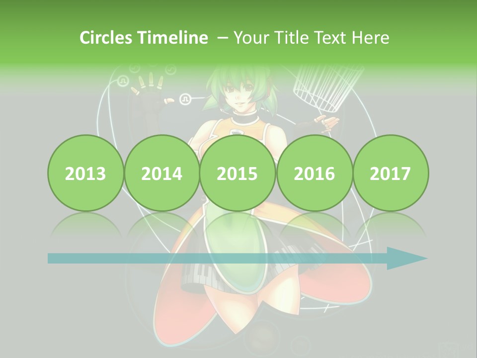 A Woman In A Dress Is Holding A Basket PowerPoint Template