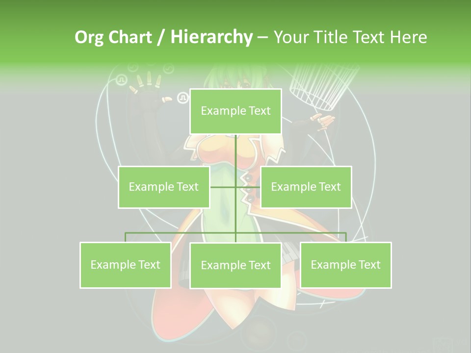 A Woman In A Dress Is Holding A Basket PowerPoint Template