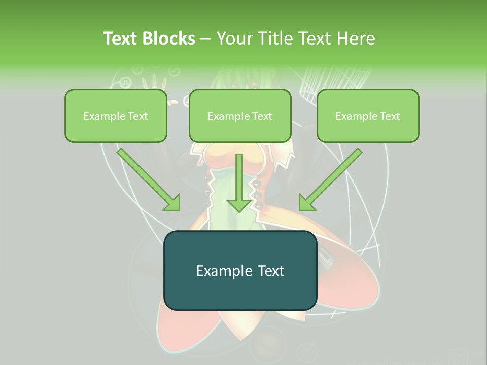 A Woman In A Dress Is Holding A Basket PowerPoint Template