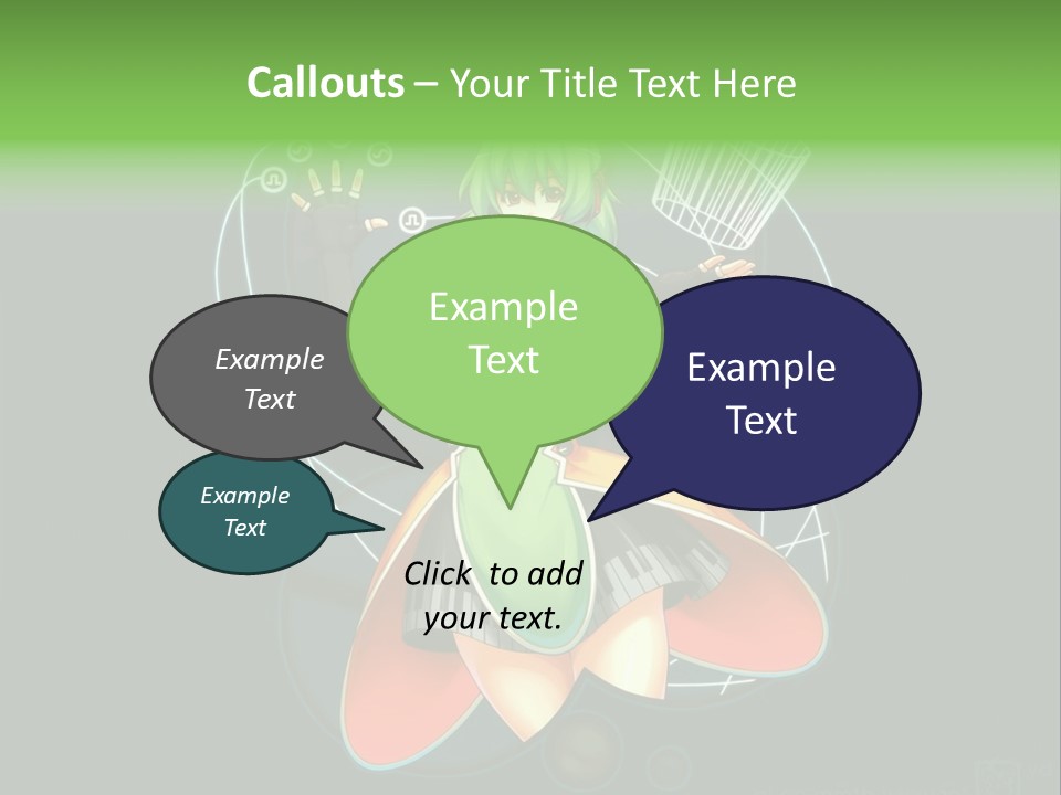 A Woman In A Dress Is Holding A Basket PowerPoint Template