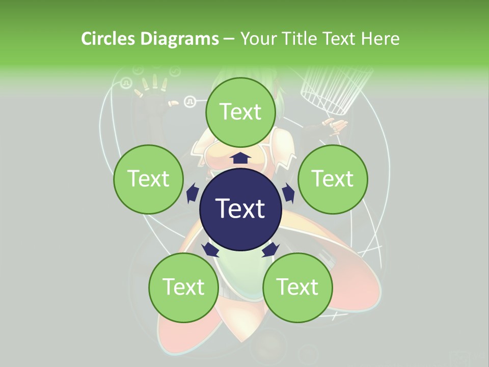 A Woman In A Dress Is Holding A Basket PowerPoint Template