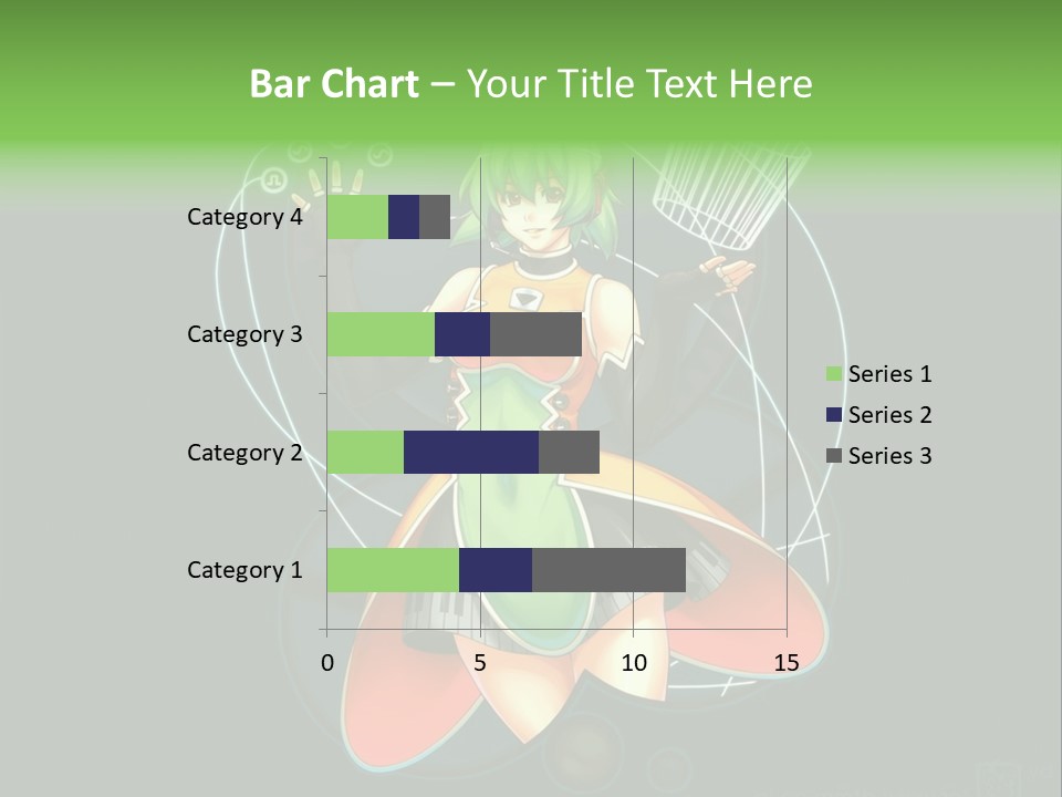 A Woman In A Dress Is Holding A Basket PowerPoint Template