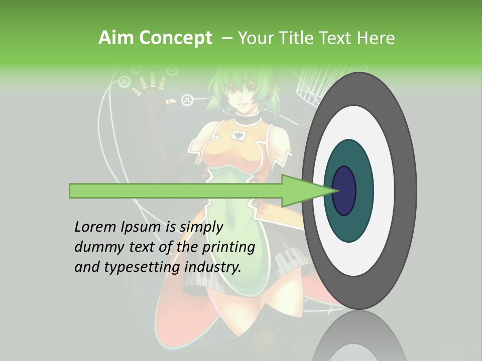 A Woman In A Dress Is Holding A Basket PowerPoint Template