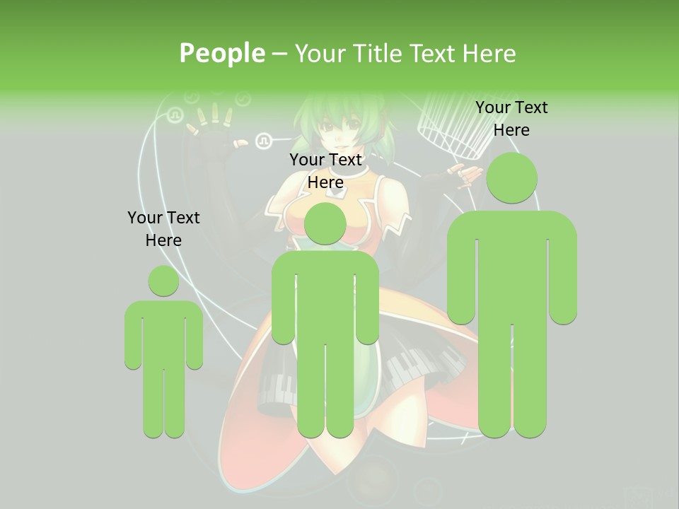 A Woman In A Dress Is Holding A Basket PowerPoint Template