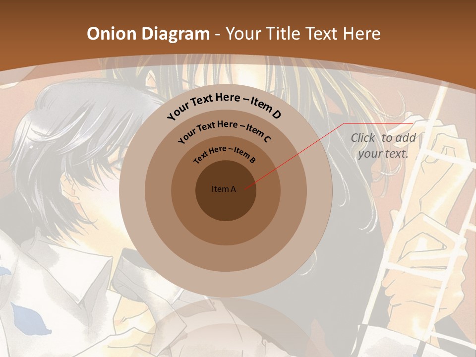 A Couple Of Anime Characters In Front Of A Clock PowerPoint Template