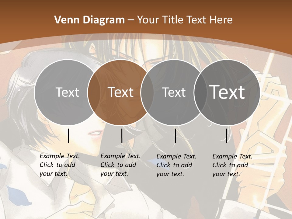 A Couple Of Anime Characters In Front Of A Clock PowerPoint Template