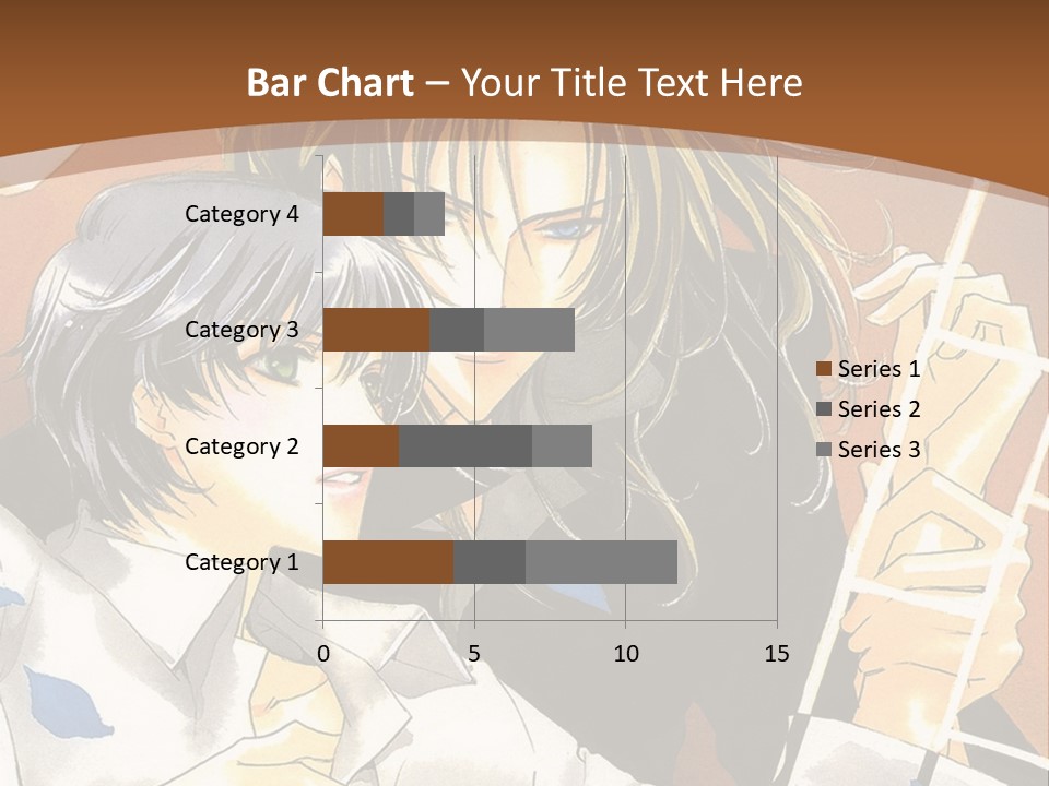 A Couple Of Anime Characters In Front Of A Clock PowerPoint Template