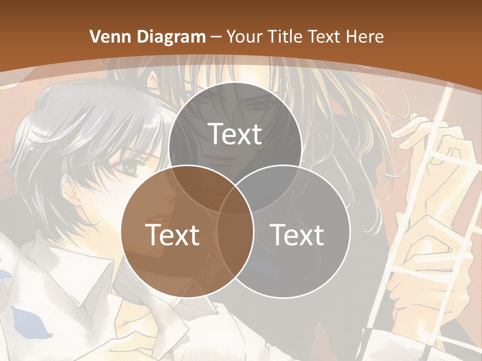 A Couple Of Anime Characters In Front Of A Clock PowerPoint Template