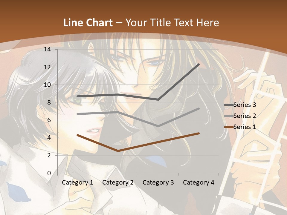 A Couple Of Anime Characters In Front Of A Clock PowerPoint Template