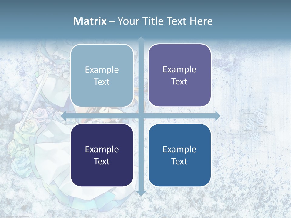 A Anime Character With A Sword In Her Hand PowerPoint Template