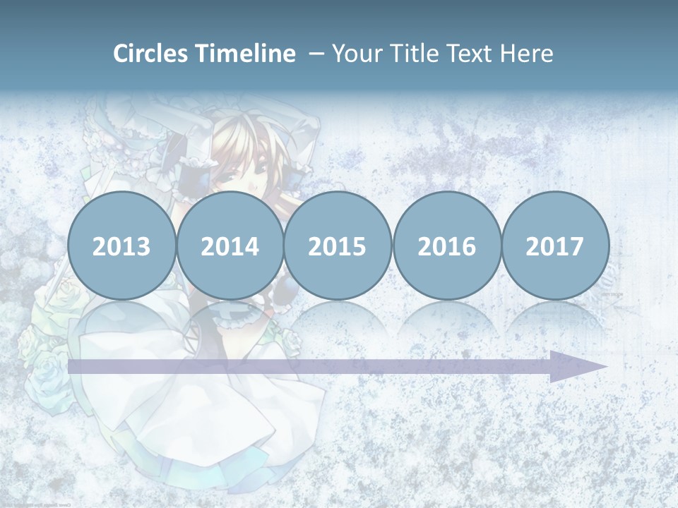 A Anime Character With A Sword In Her Hand PowerPoint Template