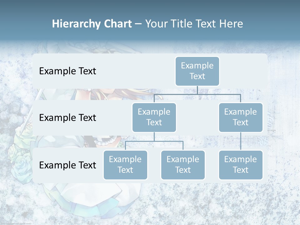 A Anime Character With A Sword In Her Hand PowerPoint Template