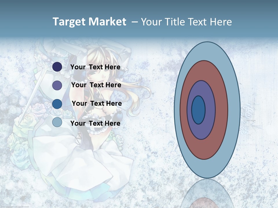 A Anime Character With A Sword In Her Hand PowerPoint Template