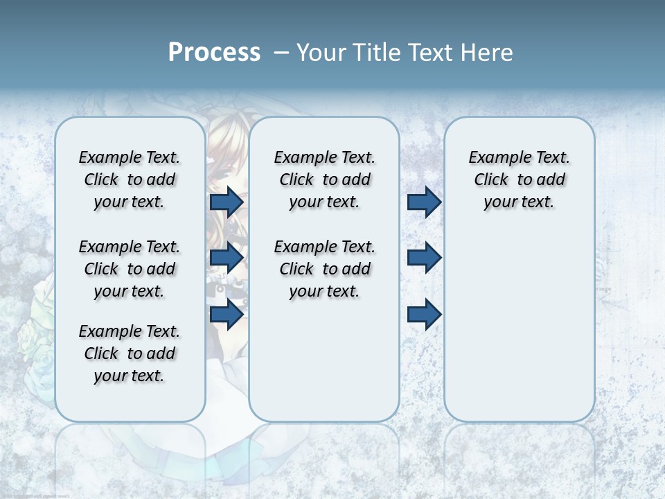 A Anime Character With A Sword In Her Hand PowerPoint Template