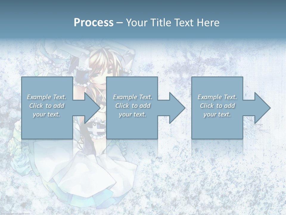 A Anime Character With A Sword In Her Hand PowerPoint Template