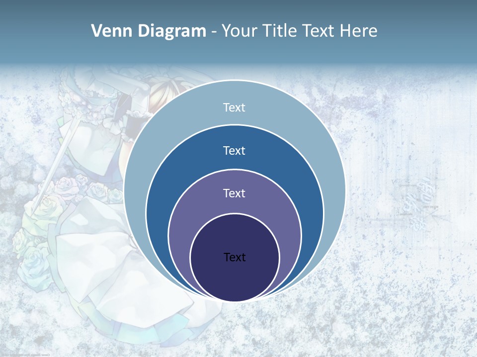 A Anime Character With A Sword In Her Hand PowerPoint Template