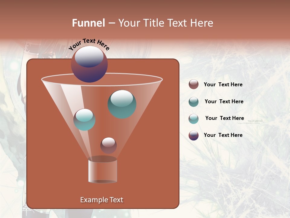 A Girl With Green Hair Is Holding A Sword PowerPoint Template