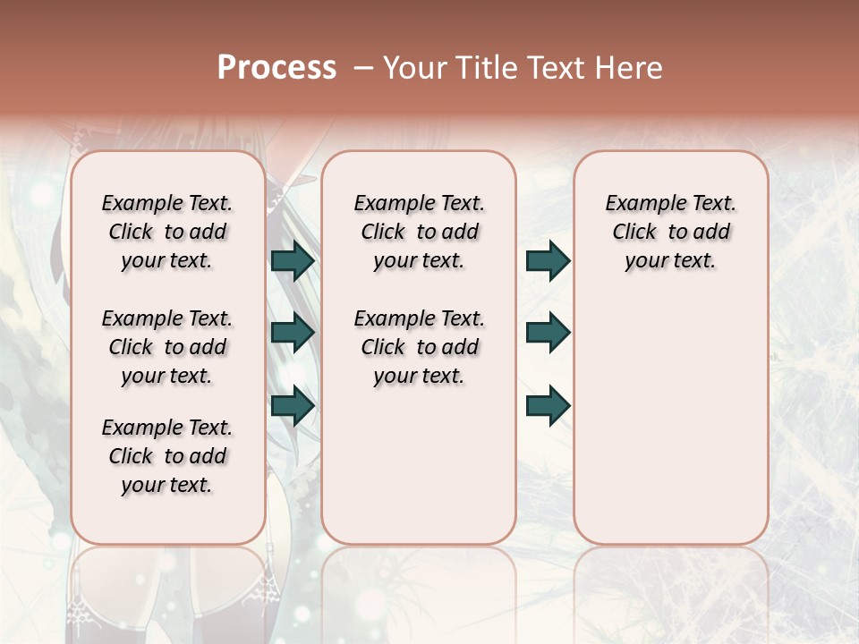 A Girl With Green Hair Is Holding A Sword PowerPoint Template