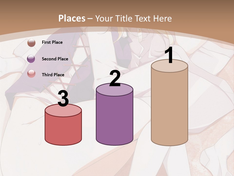 A Girl In A Hat Is Sitting On The Ground PowerPoint Template