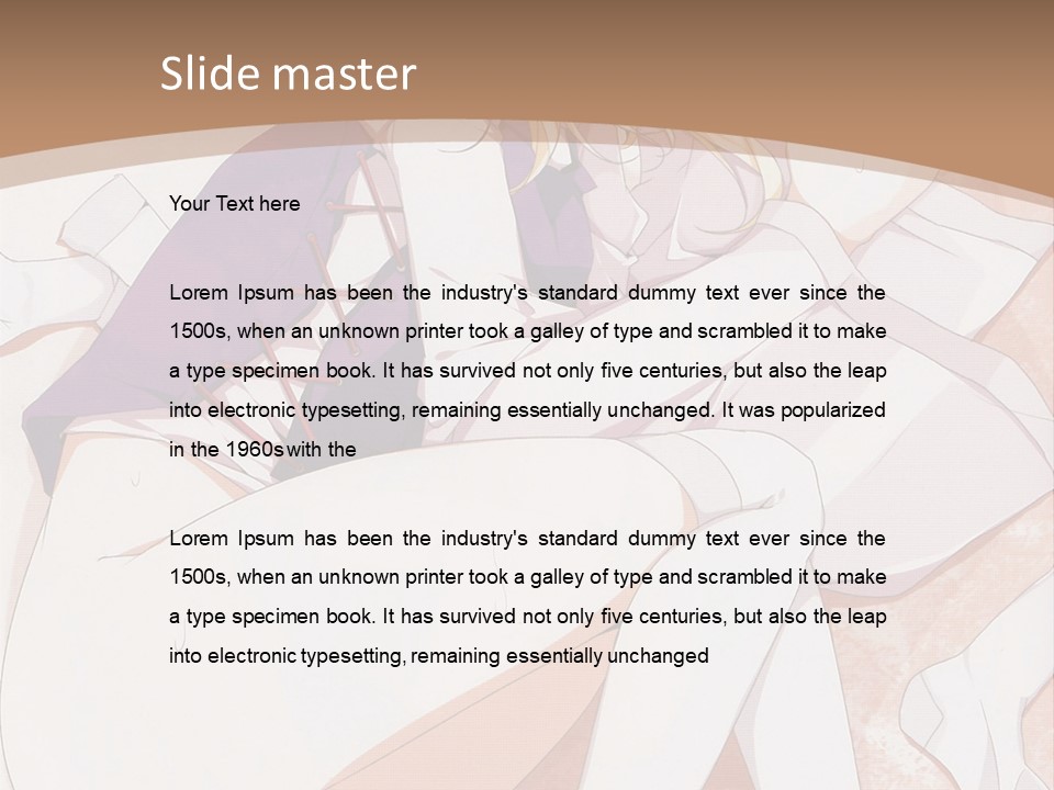 A Girl In A Hat Is Sitting On The Ground PowerPoint Template