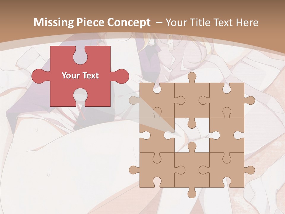 A Girl In A Hat Is Sitting On The Ground PowerPoint Template