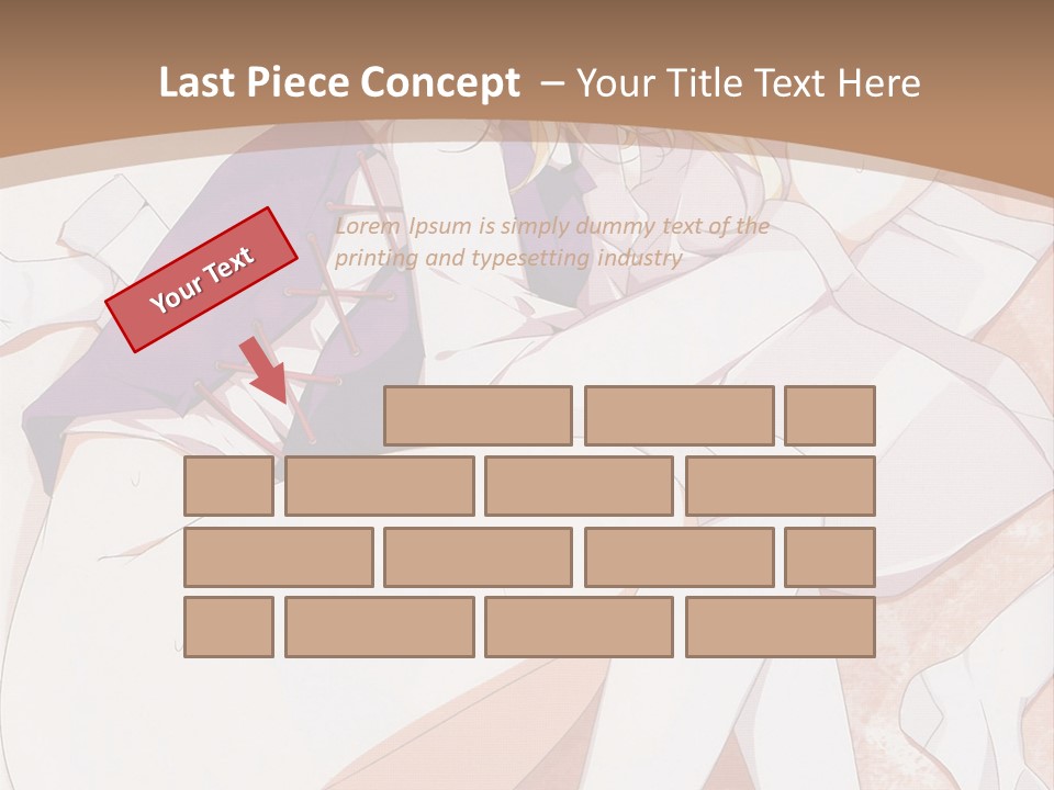 A Girl In A Hat Is Sitting On The Ground PowerPoint Template