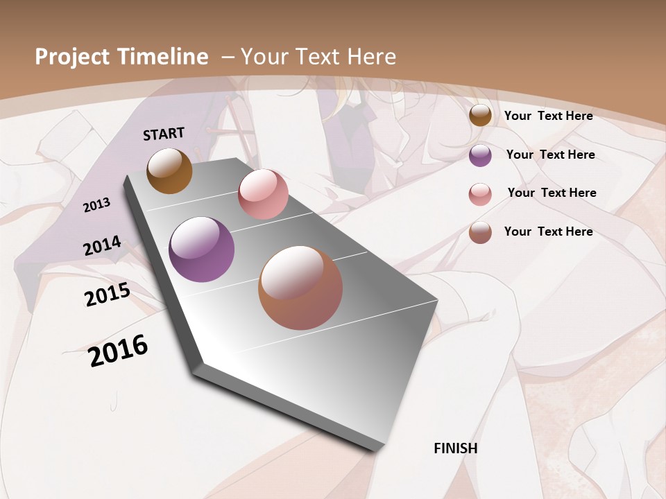 A Girl In A Hat Is Sitting On The Ground PowerPoint Template