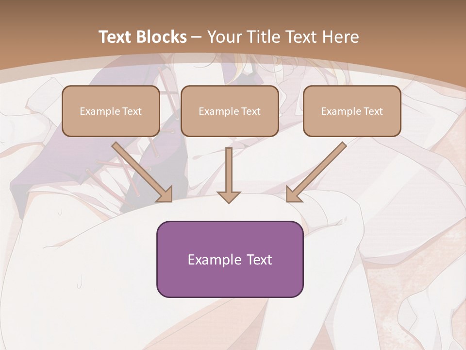 A Girl In A Hat Is Sitting On The Ground PowerPoint Template