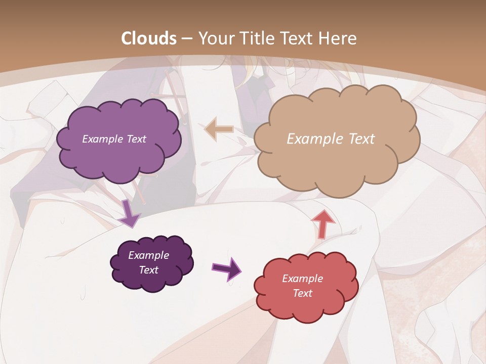 A Girl In A Hat Is Sitting On The Ground PowerPoint Template