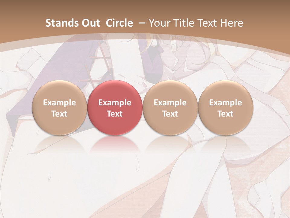 A Girl In A Hat Is Sitting On The Ground PowerPoint Template