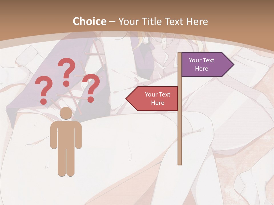 A Girl In A Hat Is Sitting On The Ground PowerPoint Template