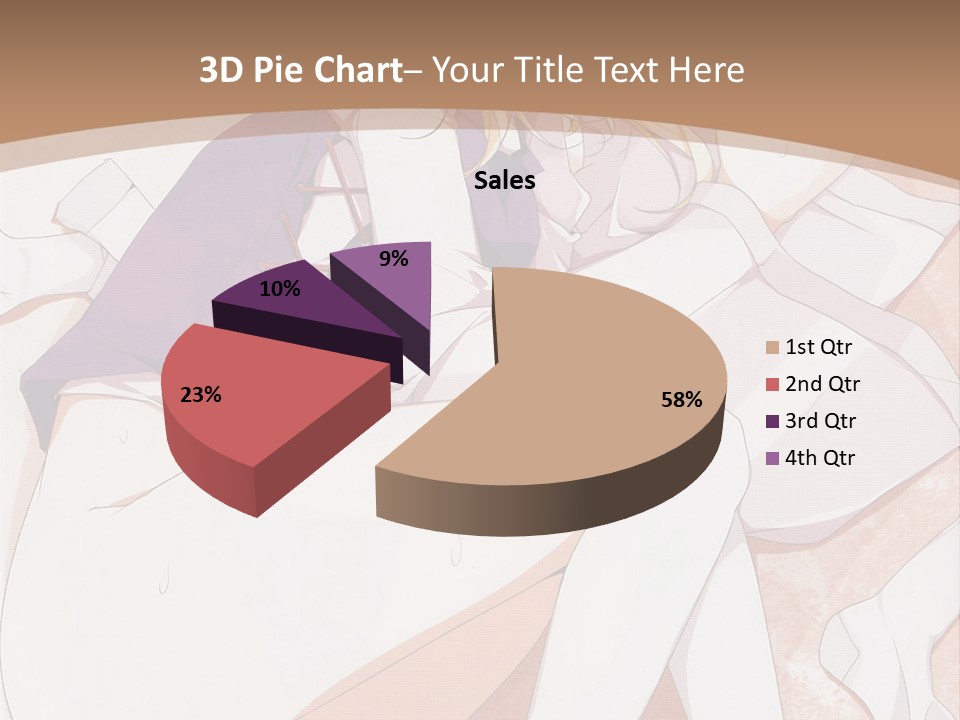 A Girl In A Hat Is Sitting On The Ground PowerPoint Template