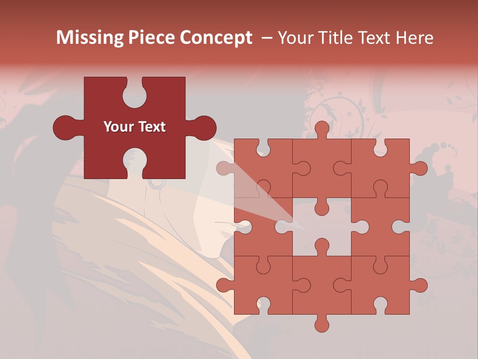 A Man With Red Hair And A Black Hat PowerPoint Template