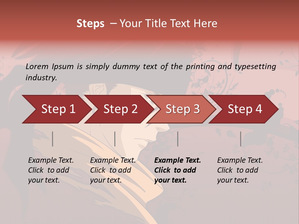 A Man With Red Hair And A Black Hat PowerPoint Template