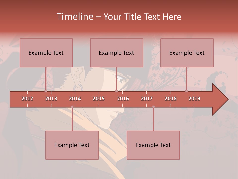 A Man With Red Hair And A Black Hat PowerPoint Template