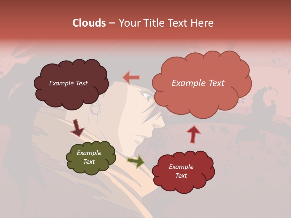 A Man With Red Hair And A Black Hat PowerPoint Template