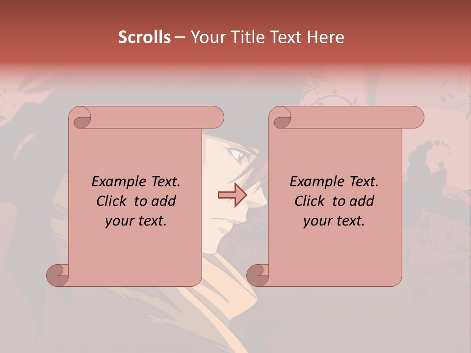 A Man With Red Hair And A Black Hat PowerPoint Template