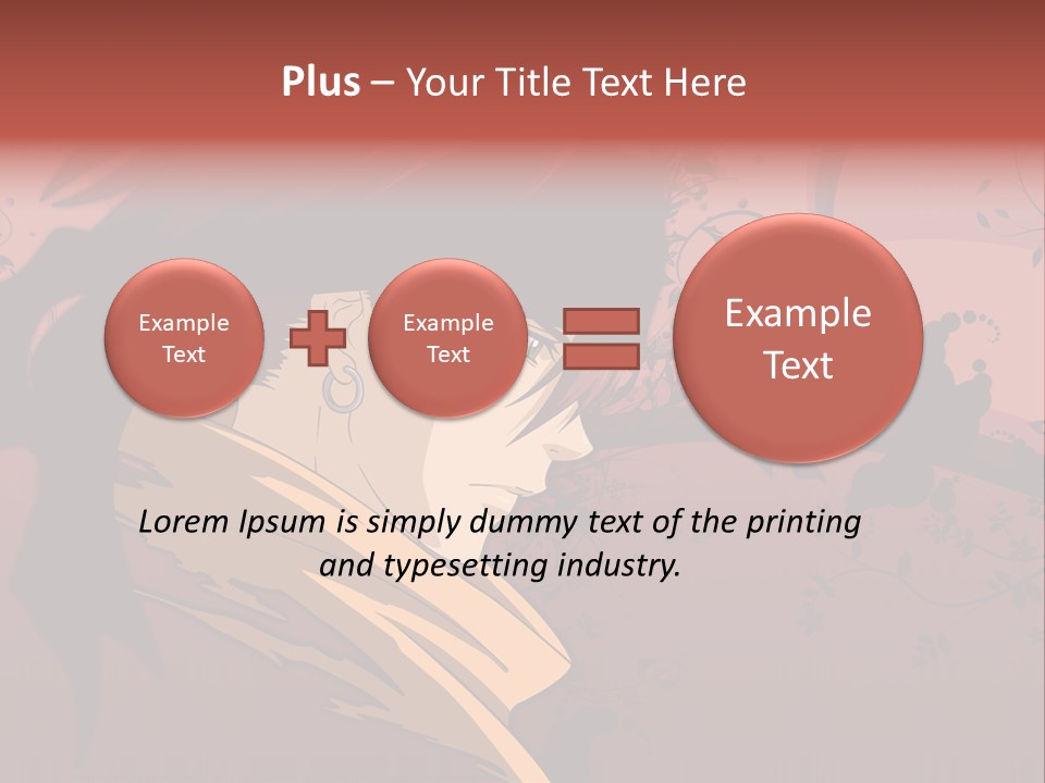 A Man With Red Hair And A Black Hat PowerPoint Template