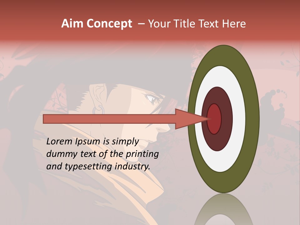 A Man With Red Hair And A Black Hat PowerPoint Template